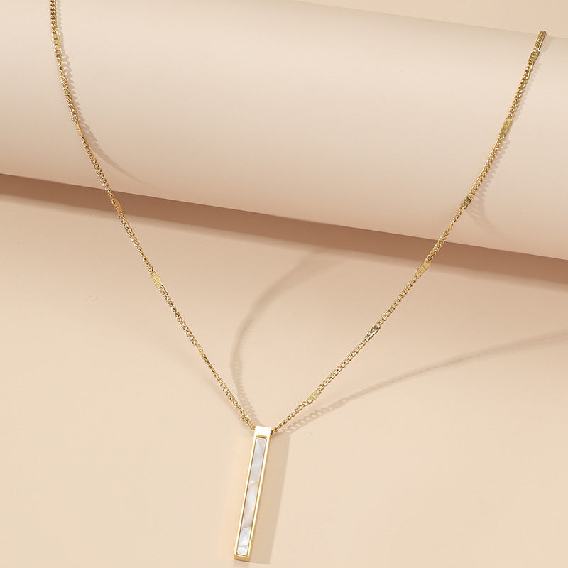 Collar colgante madre perla