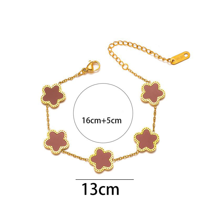 Pulsera margarita relieve