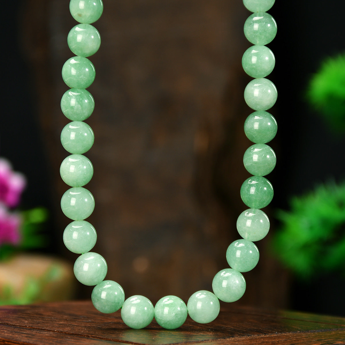 Collar de chicle piedra natural