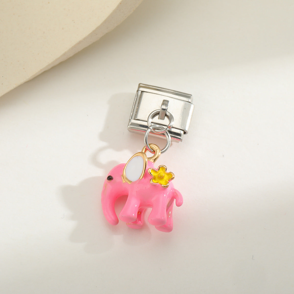 Charms elefante rosa colguije LUCY