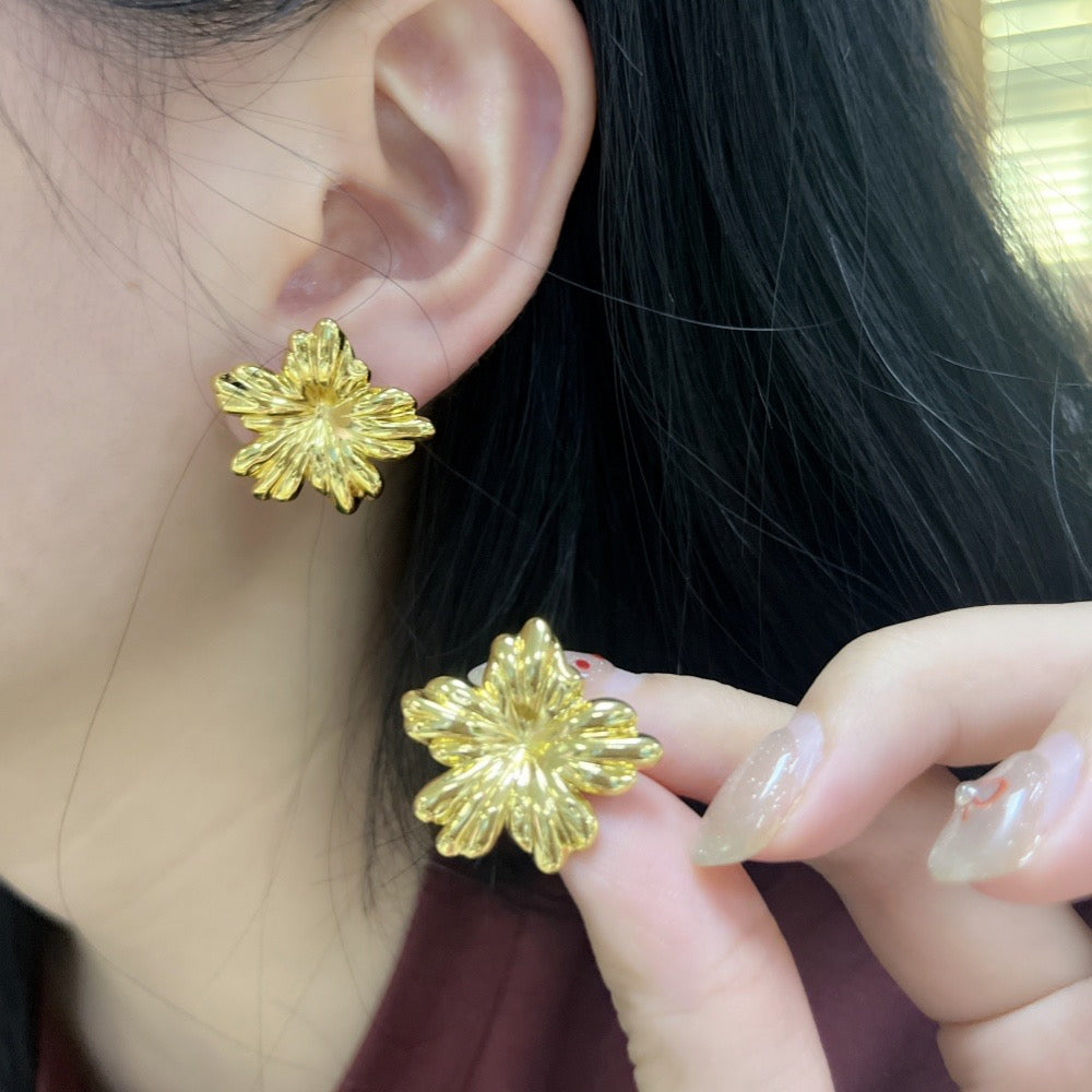 Aretes Jimena dorado