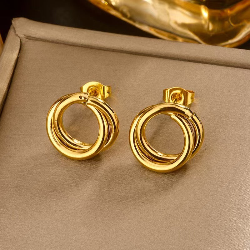 Aretes círculo chico