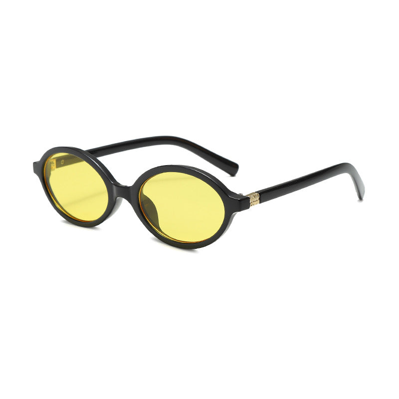 Lentes alargados amarillos