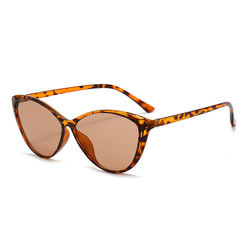 Lentes elegantes carey con café claro