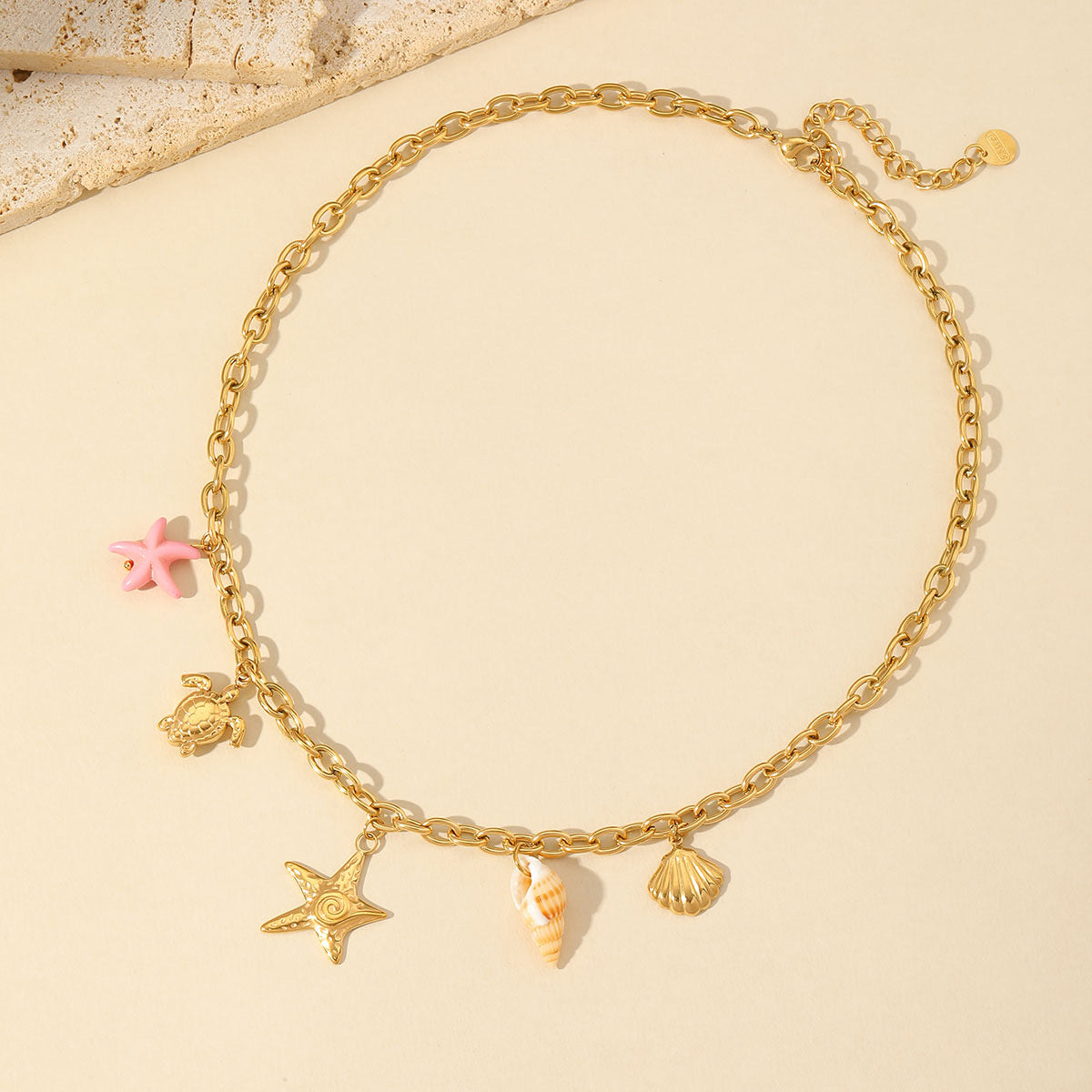 Collar estrella con rosita