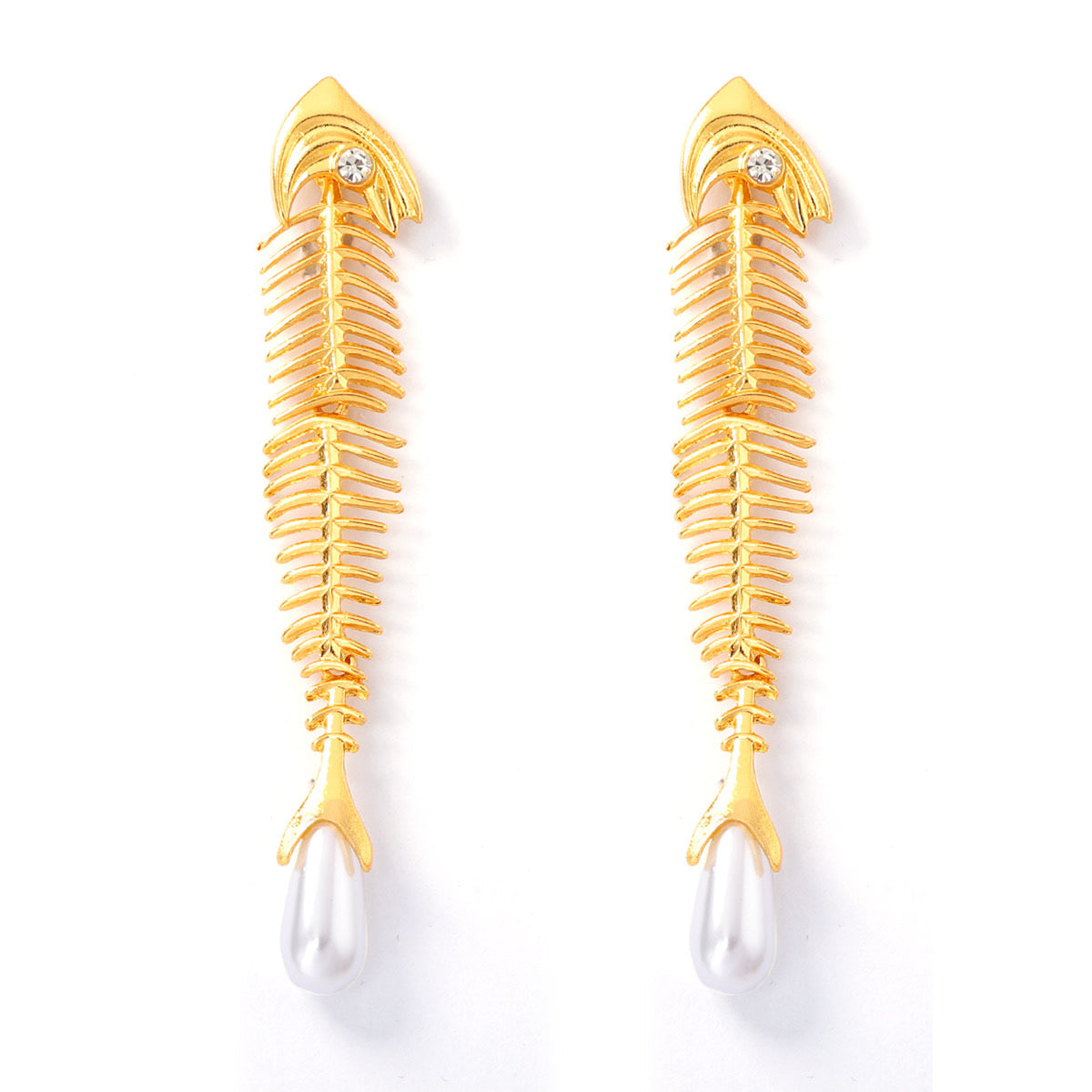 Aretes pez largo