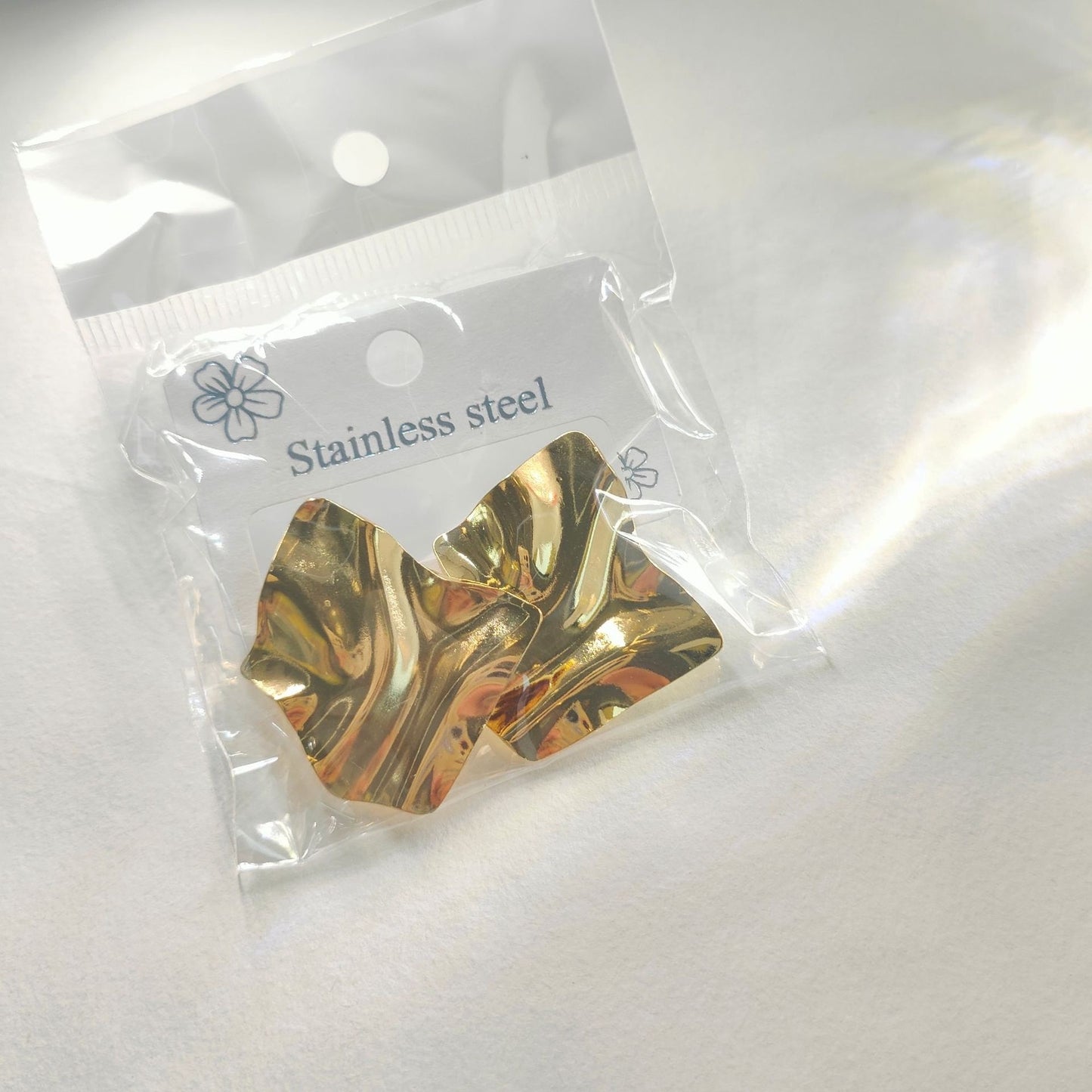 Aretes arrugados chicos