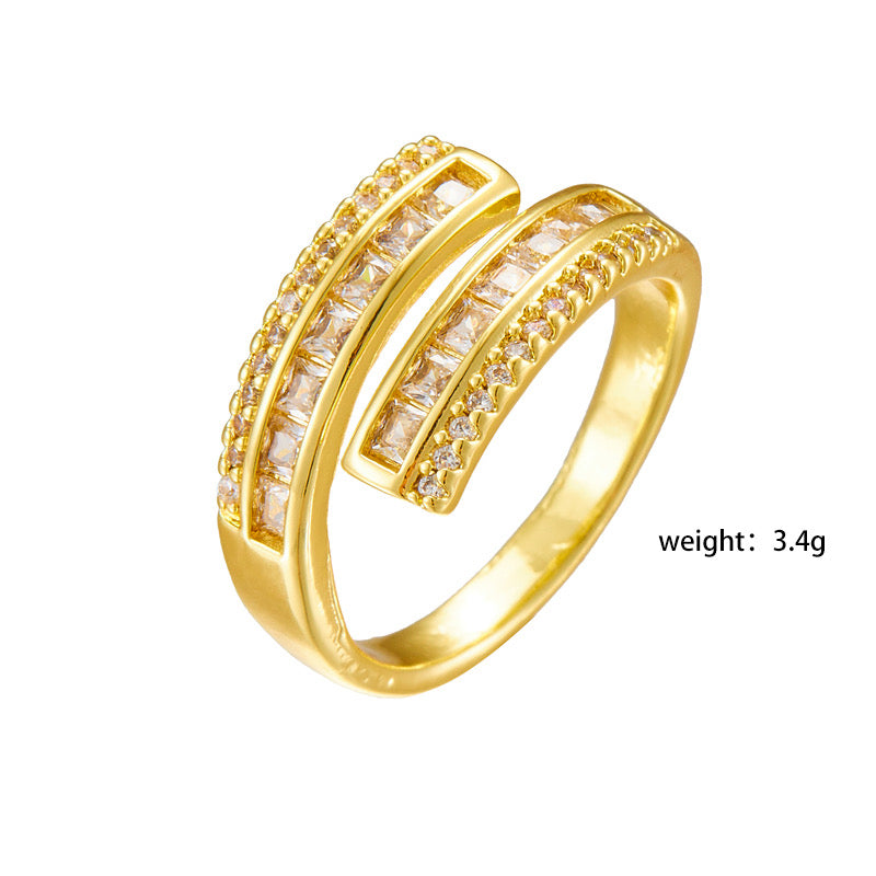 Anillo encontrado de brillos