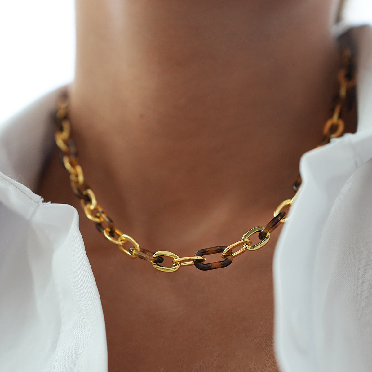 Collar mixto carey