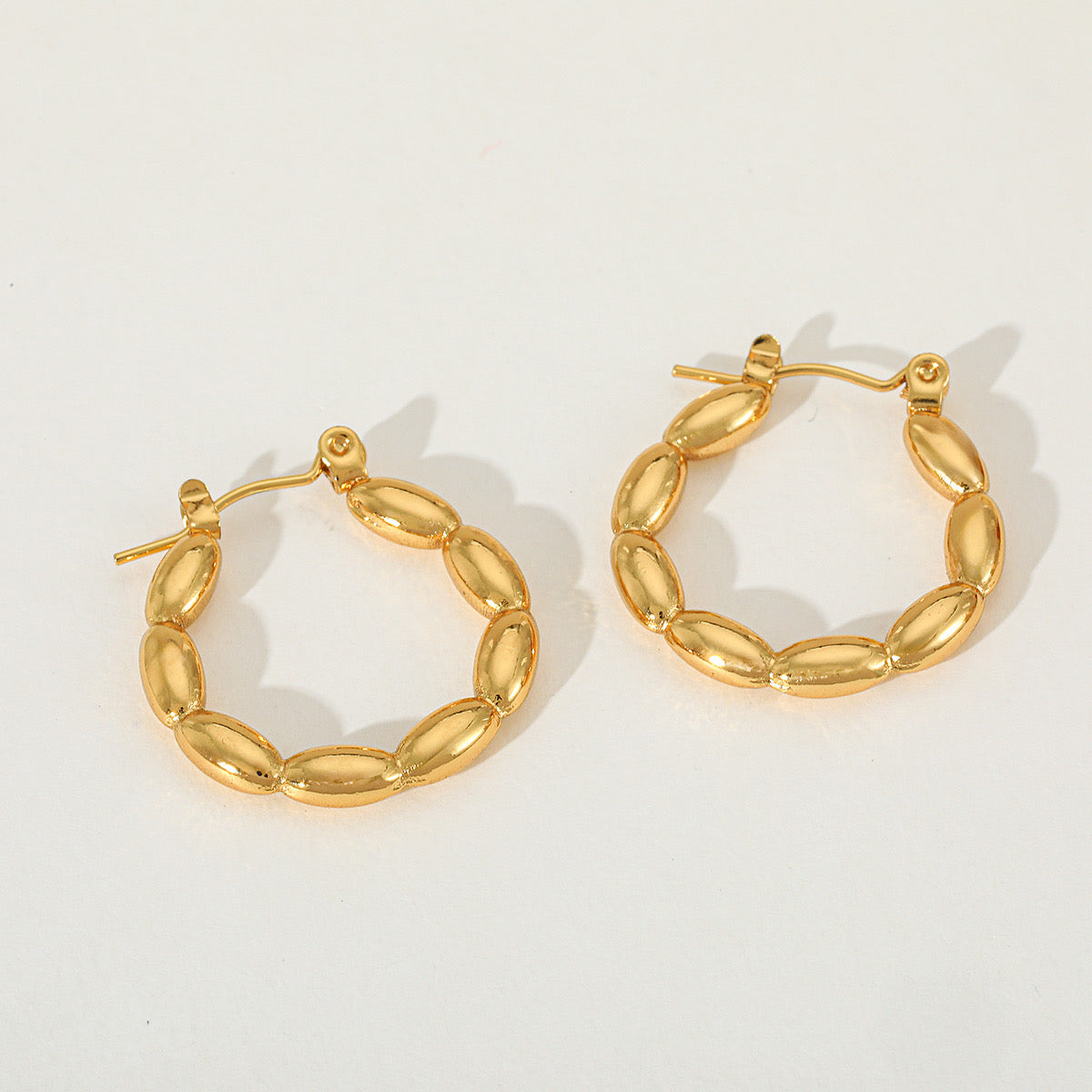 Aretes arracadas arroz