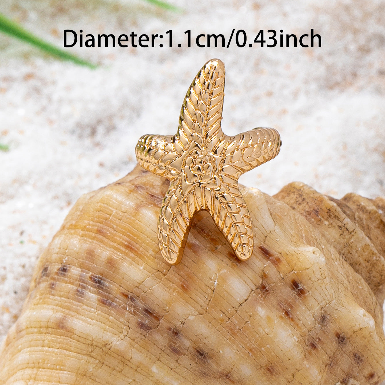 Ear cuff estrella dorada