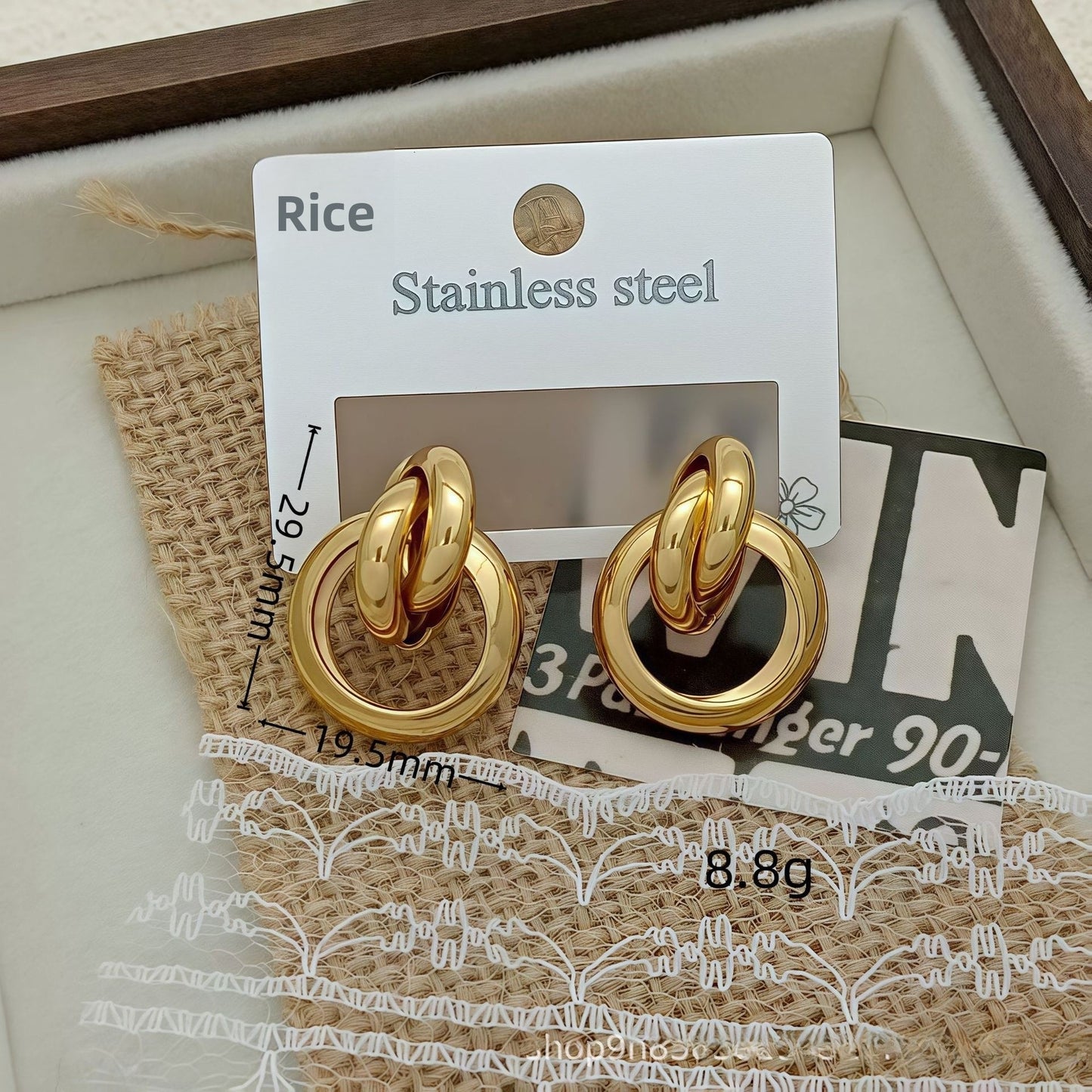 Aretes nudo sencillo