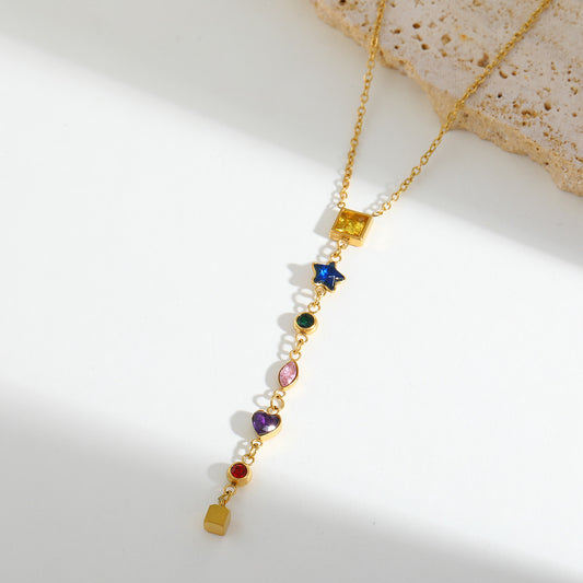 Collar corbatero en tonos amarillos