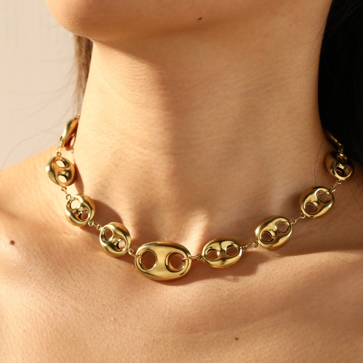 Collar chuncky nariz de cerdito