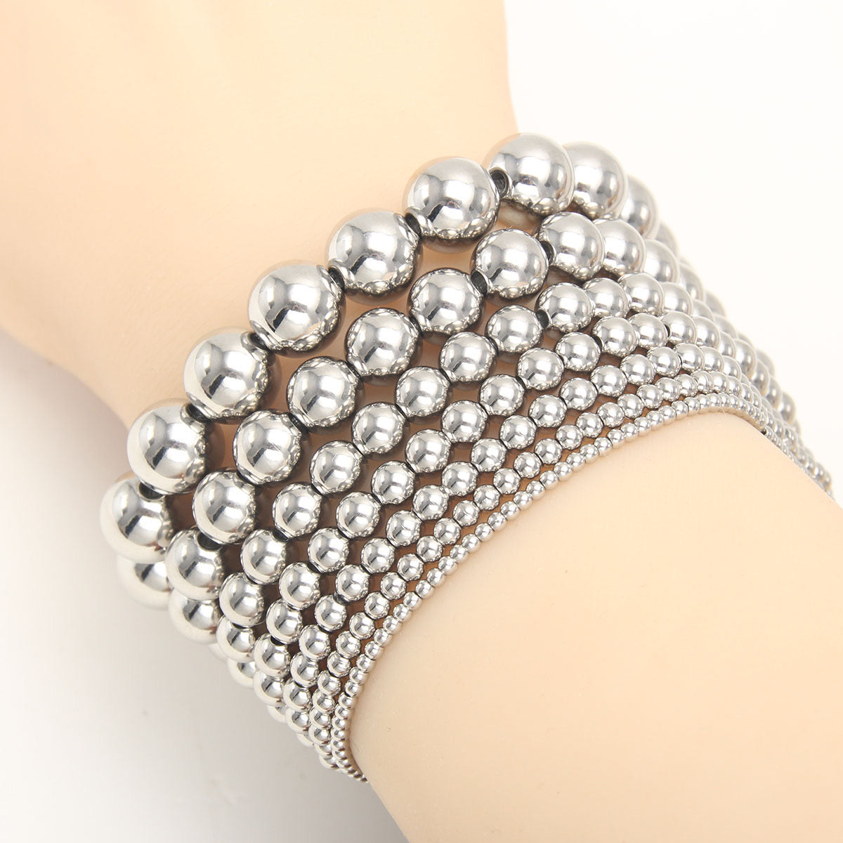 Pulsera balín plata