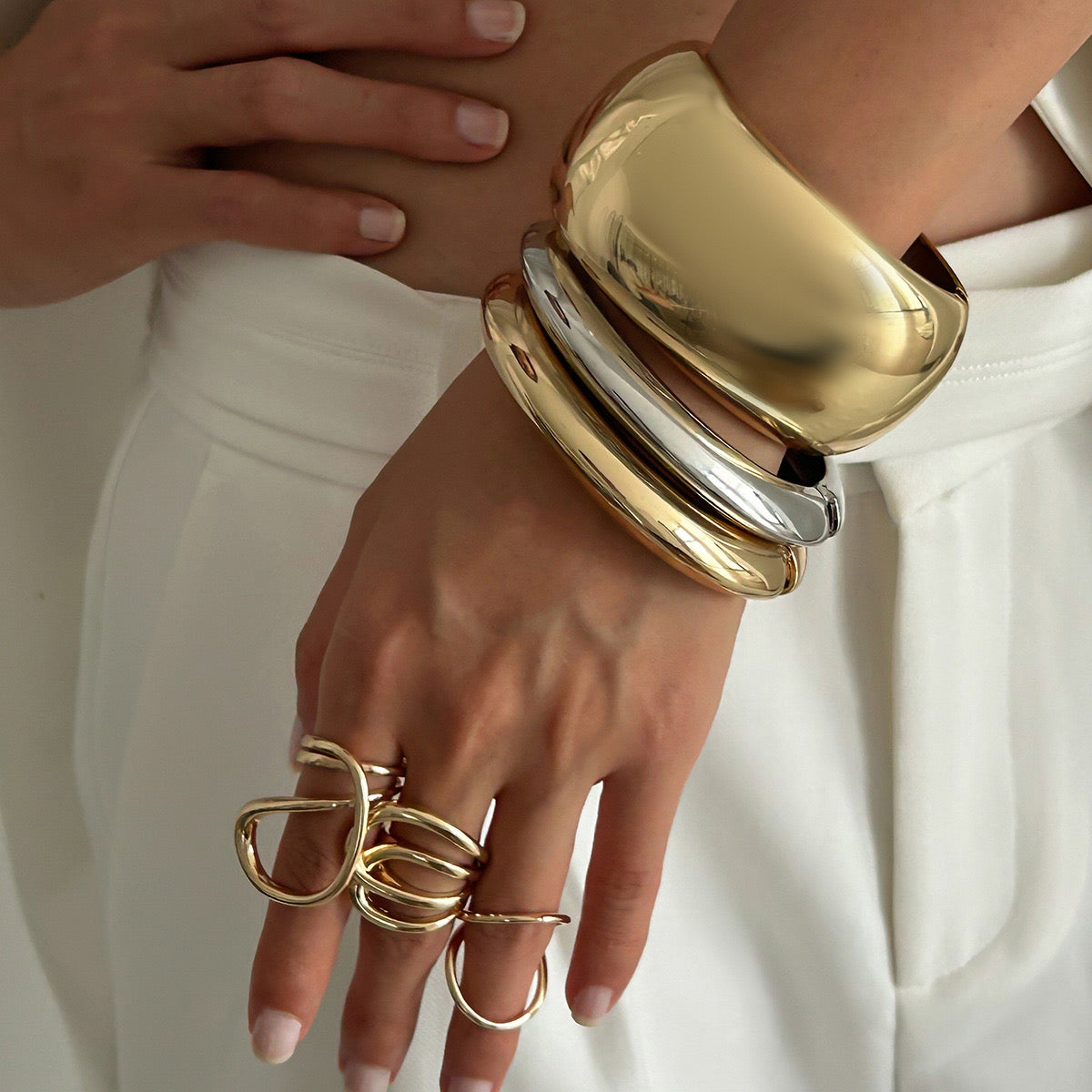 Brazalete súper chuncky