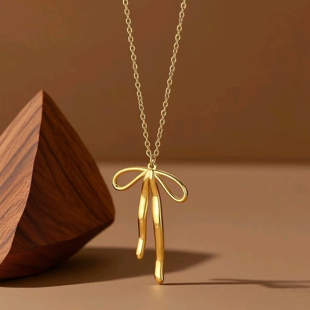 Collar moñito delgado