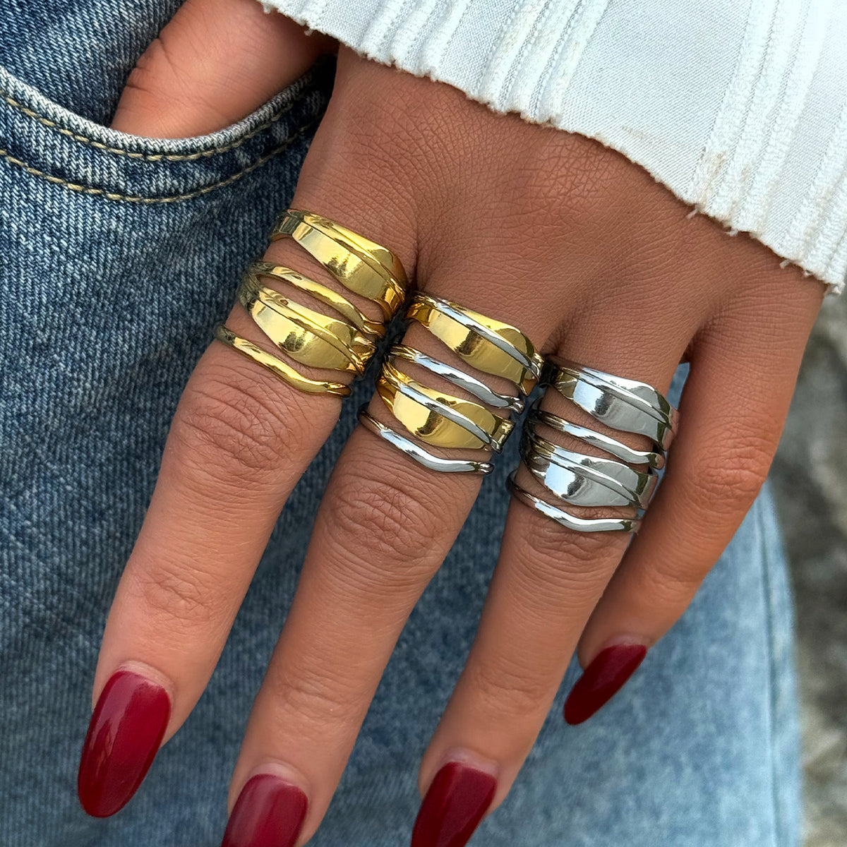 Anillo chuncky