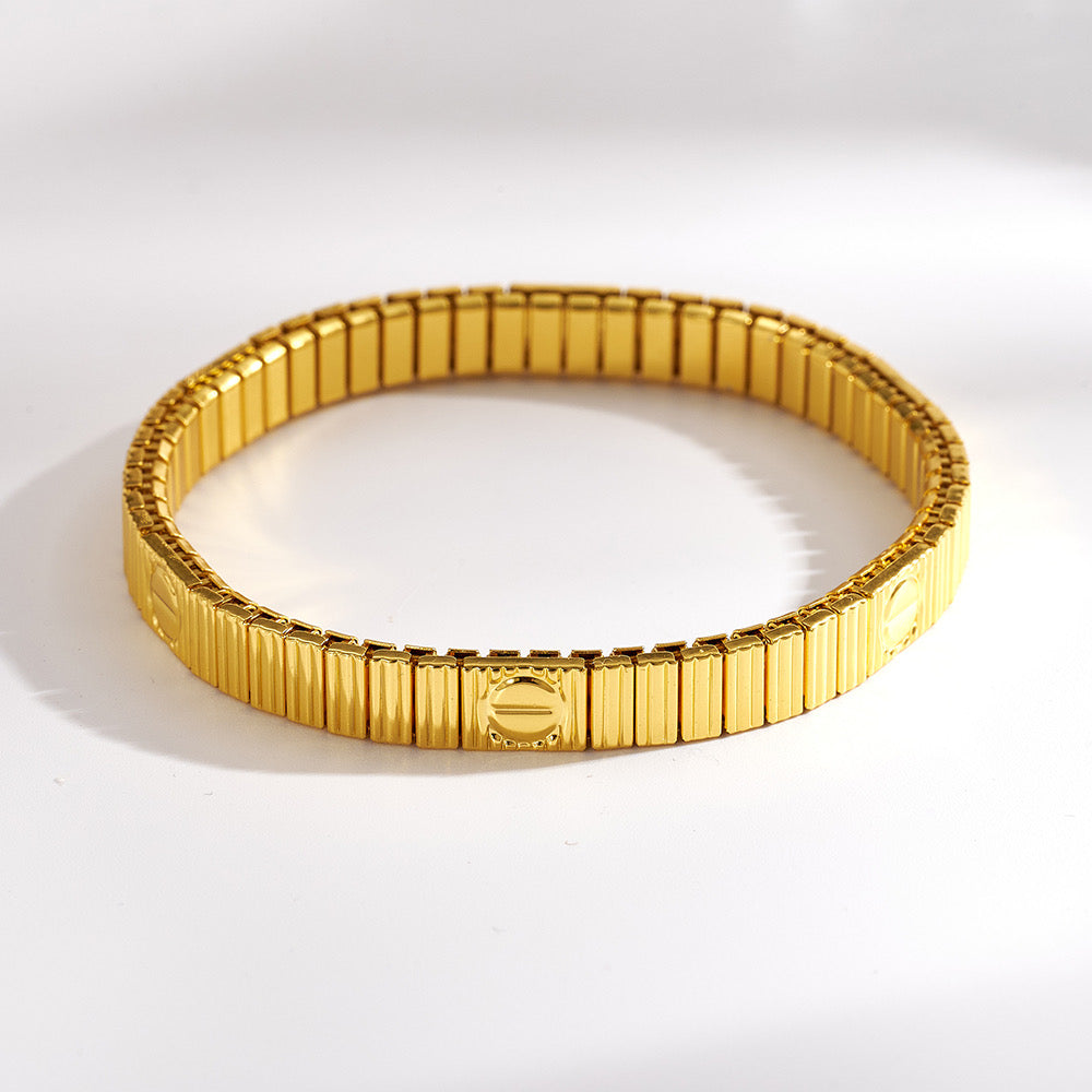 Pulsera estilo Cartier elástica