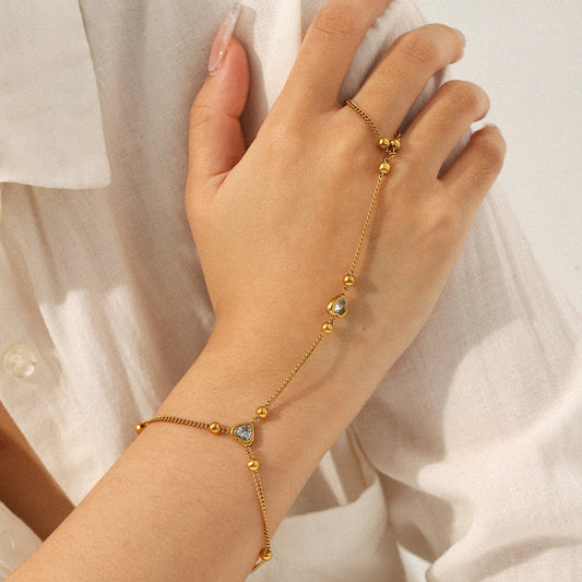 Anillo pulsera corazón
