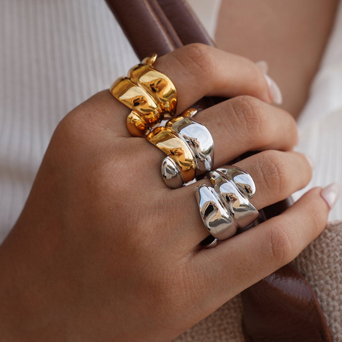 Anillo chuncky