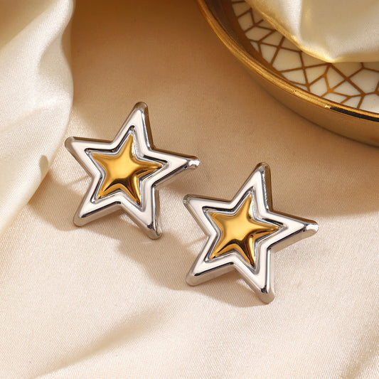 Aretes estrella bitono