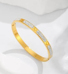 Brazalete brillos corazón