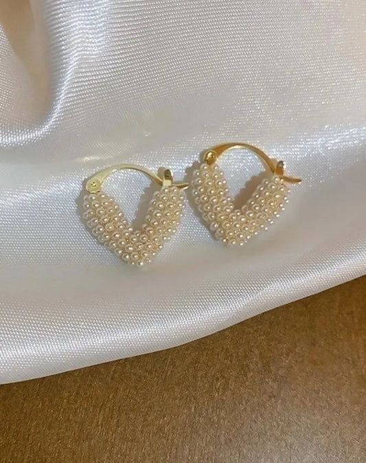 Huggies corazón perlitas