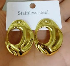 Aretes círculo moderno