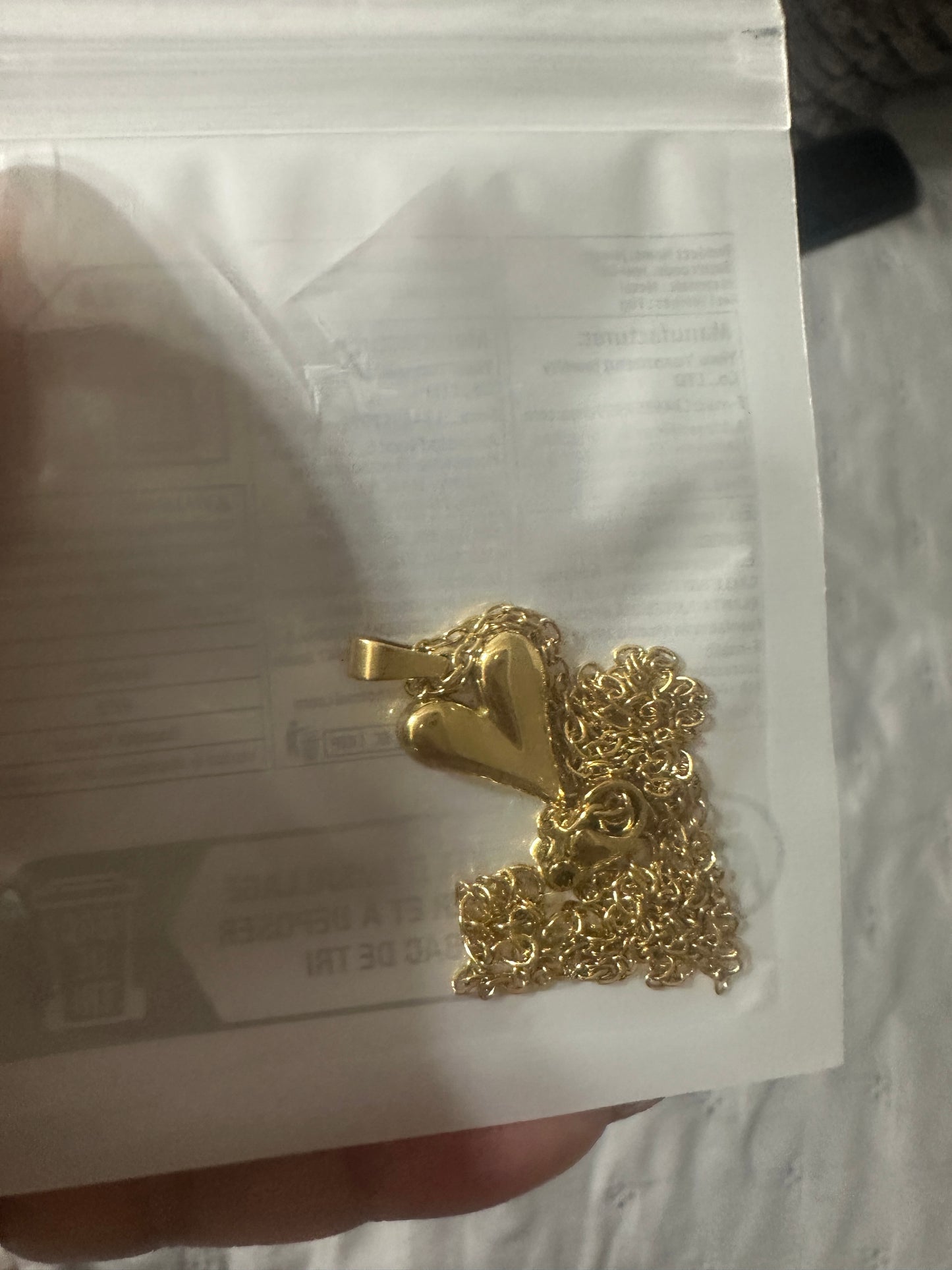 Collar corazón