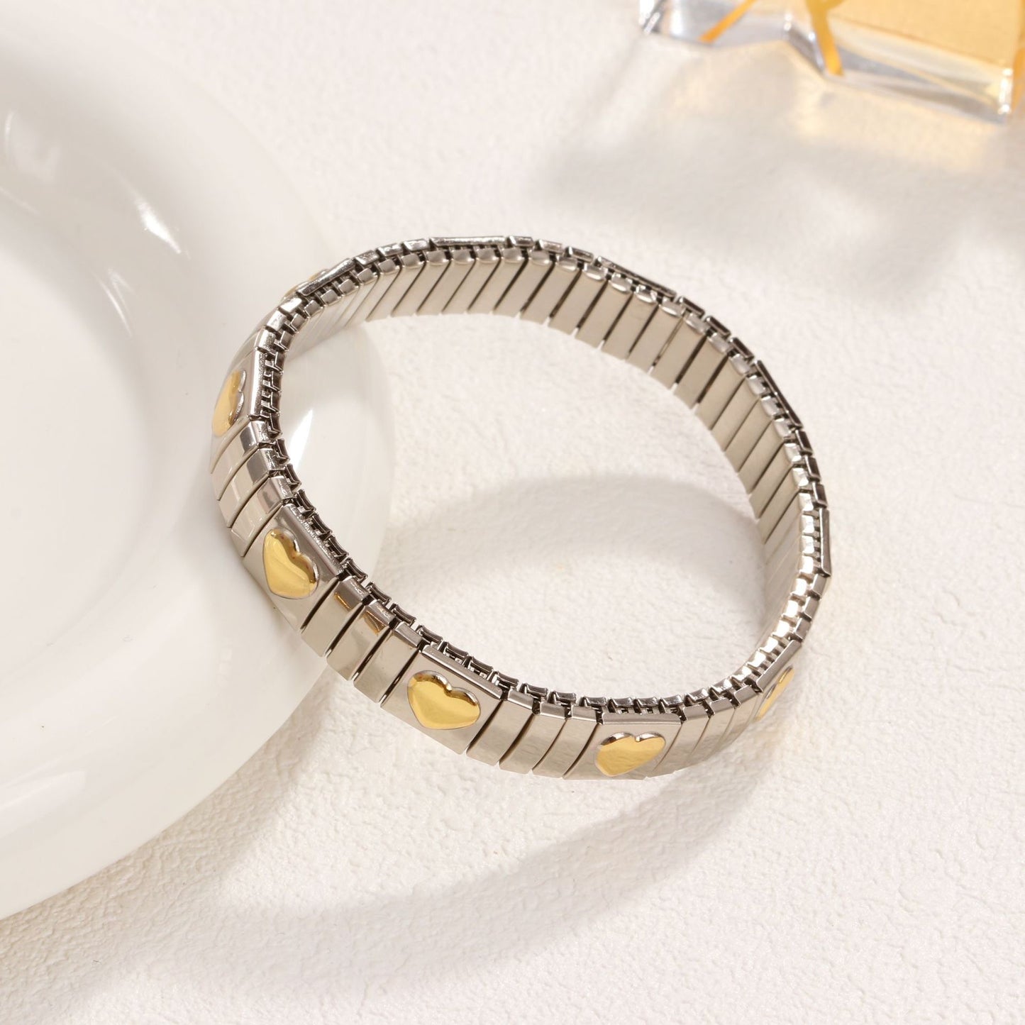 Pulsera corazón elástica