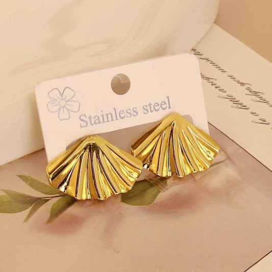 Aretes triángulo abanico