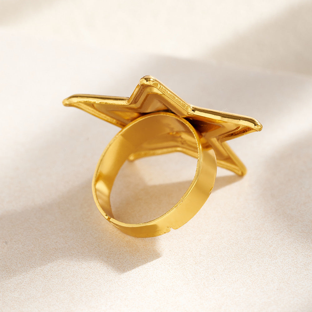 Anillo chuncky estrella