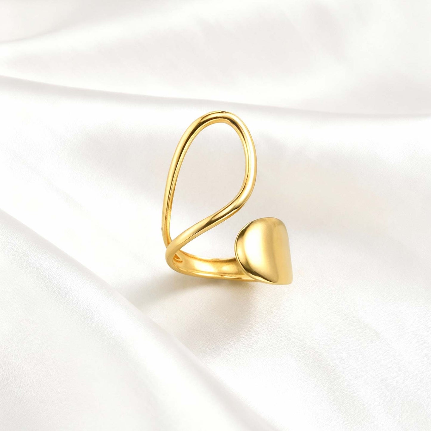 Anillo enlazado contorno