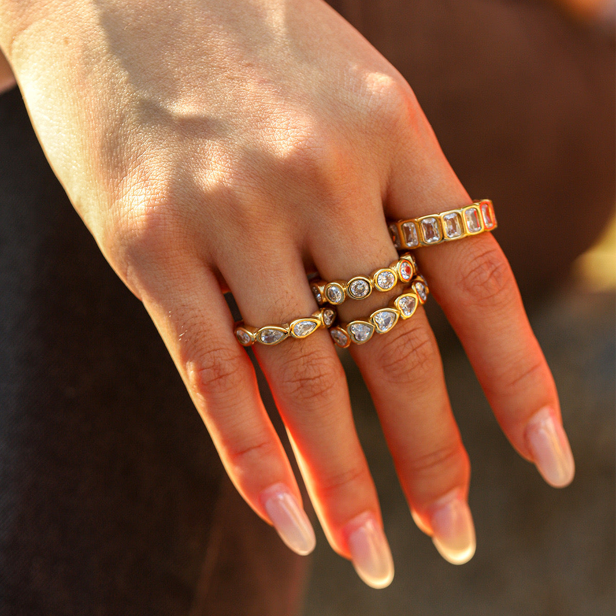 Anillos de cristal