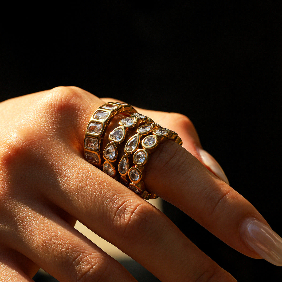 Anillos de cristal