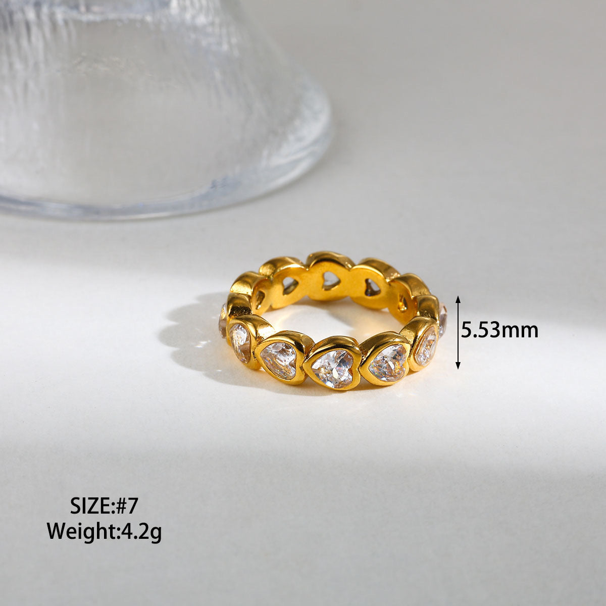 Anillos de cristal