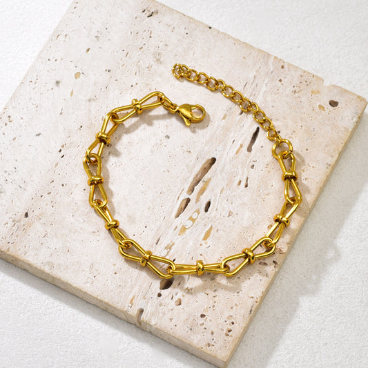 Pulsera tipo moñito unido