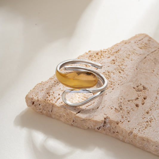 Anillo bitono contorno