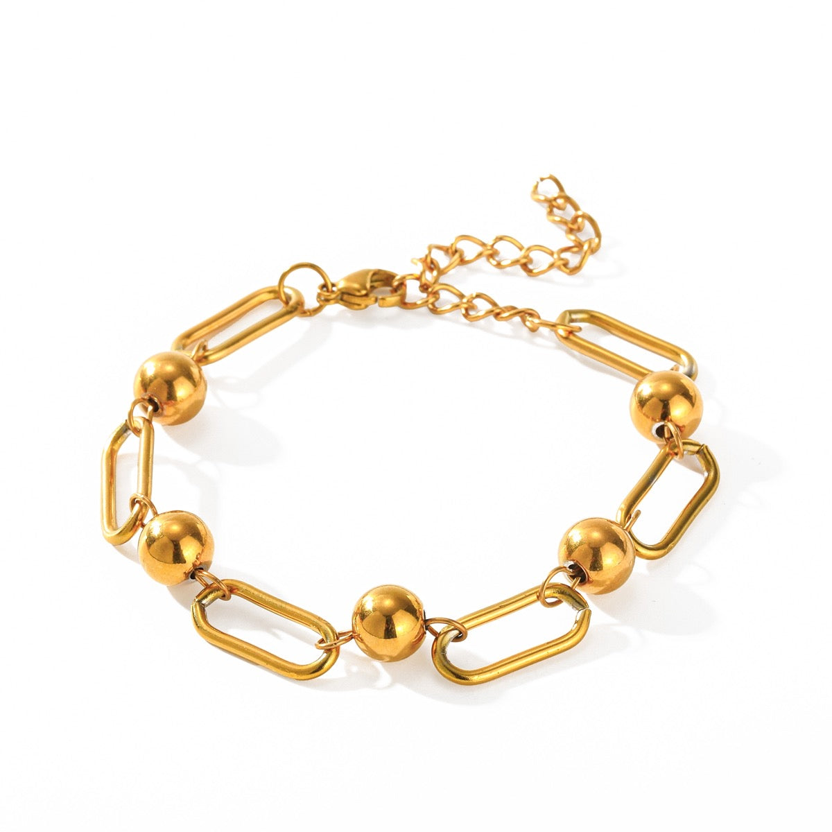 Pulseras varias en bitono y dorada