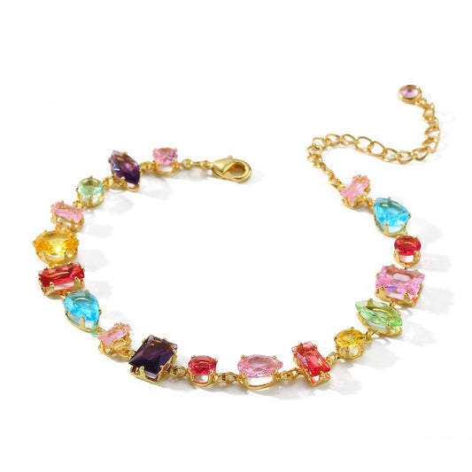 Pulsera cristales de colores
