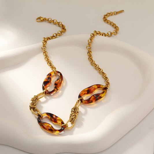 Collar eslabon carey chuncky