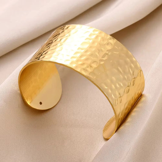 Brazalete maxi dorado