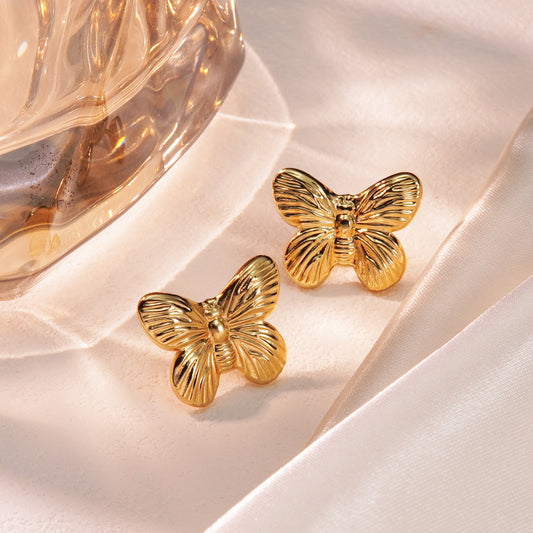 Aretes mariposa