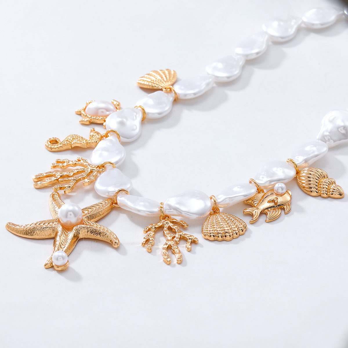 Collar mar de perlas