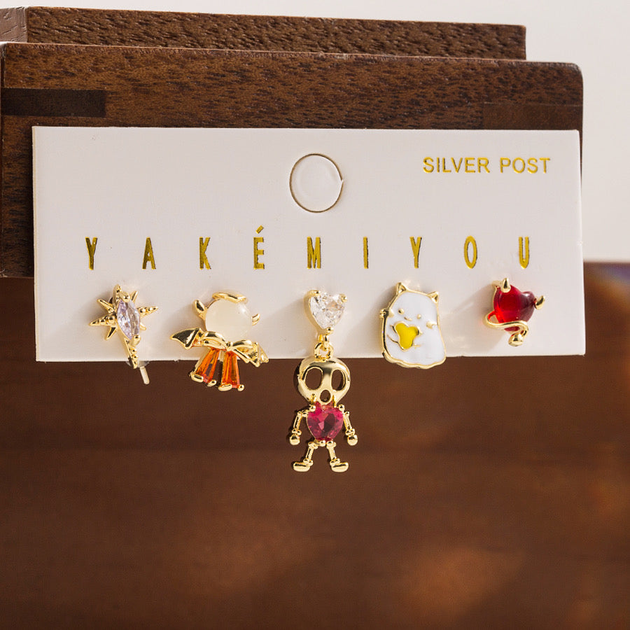Set Yakemiyou piercing