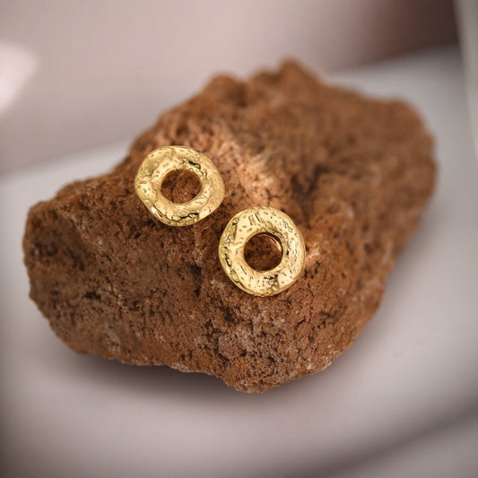 Aretes dona con textura