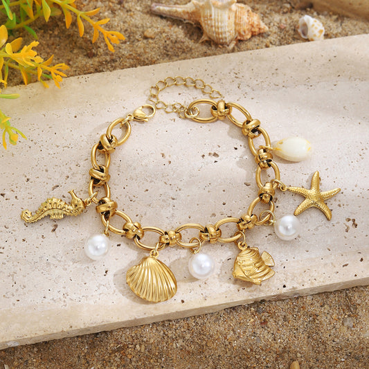 Pulsera dijes de playa