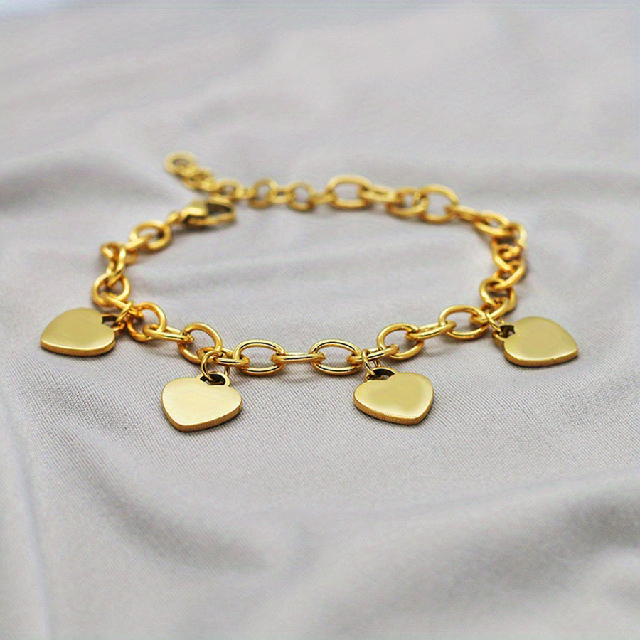 Pulsera dijes corazón