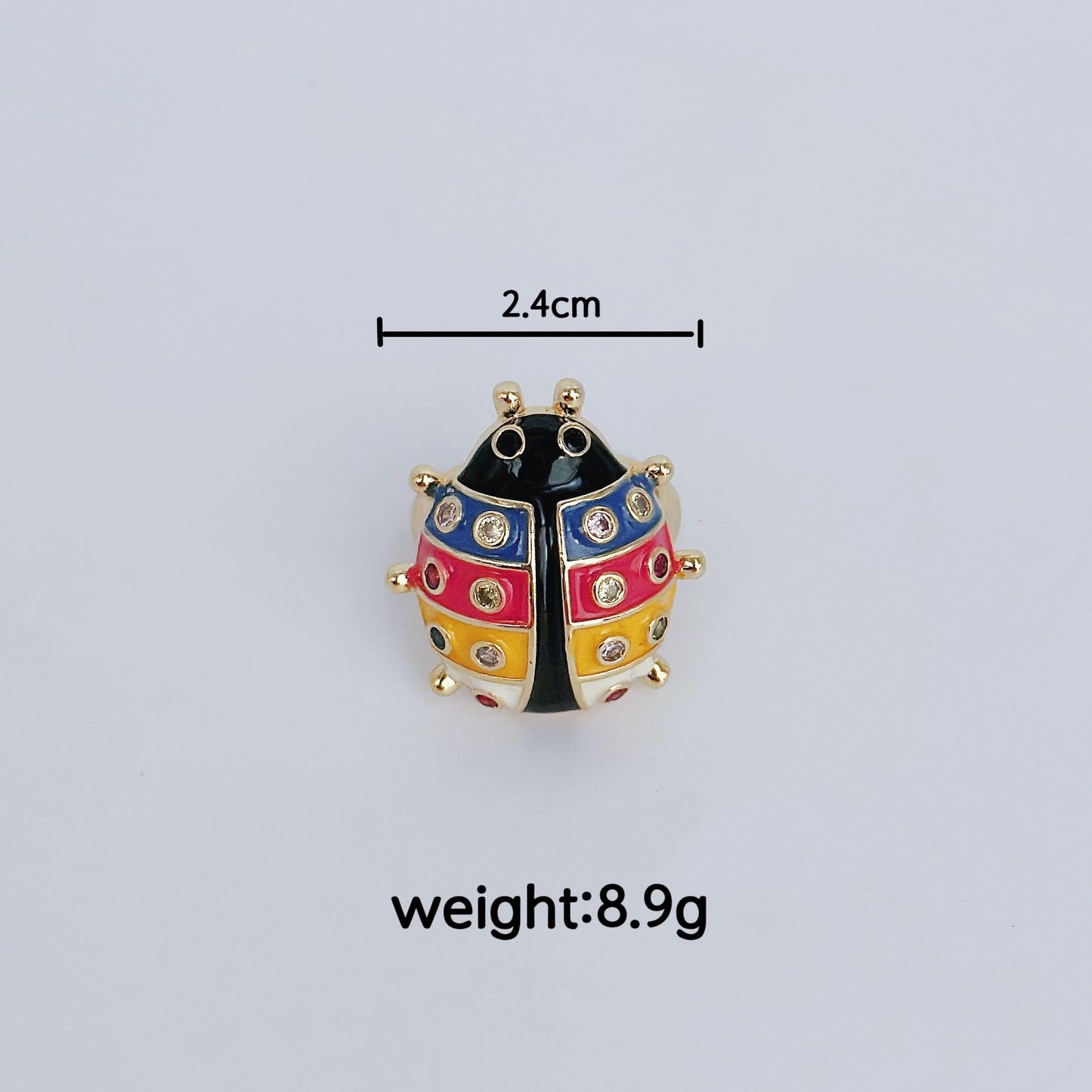 Anillo bichos arcoíris